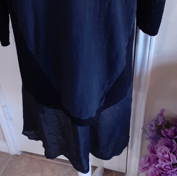 Selfie Couture by Trendology EMBROIDERED White on Navy XS/S Dress - Picture 8 of 13